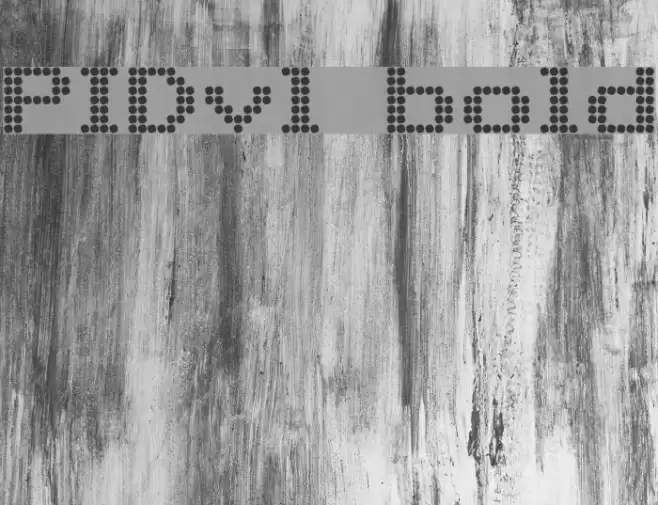 PIDvl bold Font examples