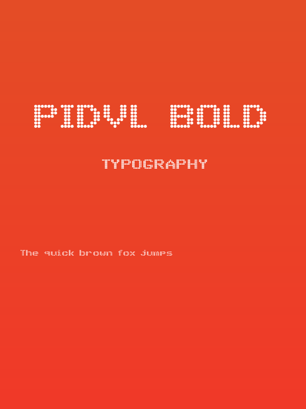 PIDvl bold Poster