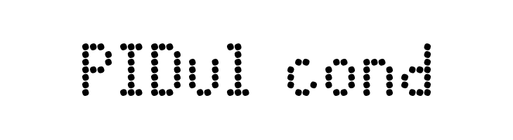 PIDvl cond  font caratteri gratis