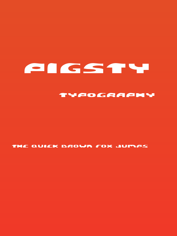 PIGSTY Poster