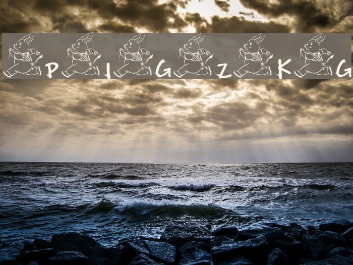 PIGZ_KG Font examples