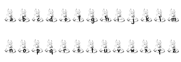 PIGZ_KG Font LOWERCASE