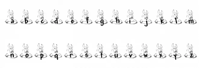 PIGZ_KG 字体 小写