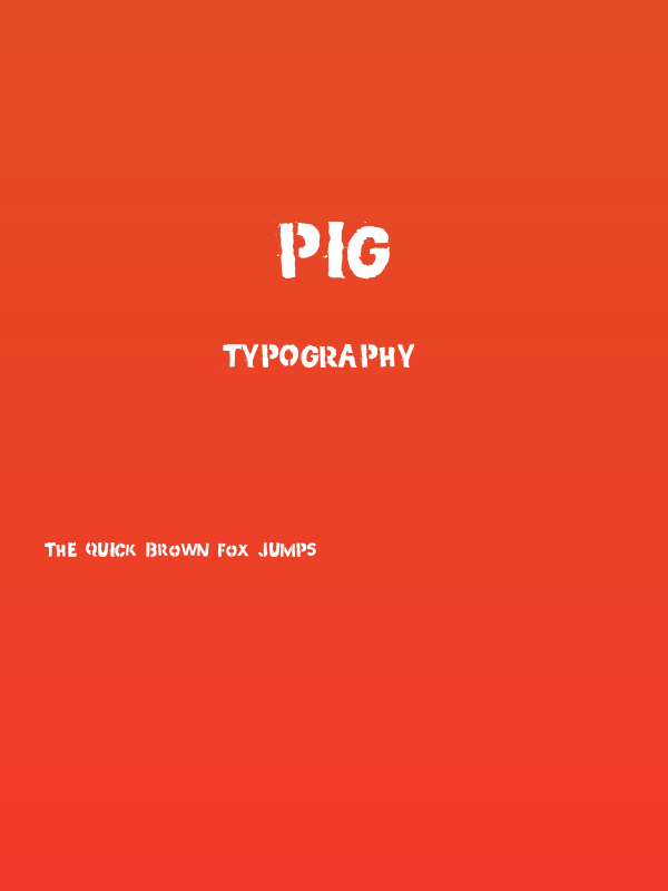 PIG Poster