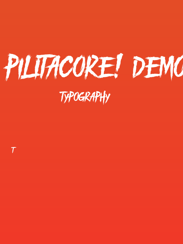 PILITACORE! DEMO Poster