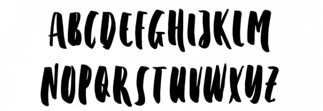 PINDOW Schriftart Groß