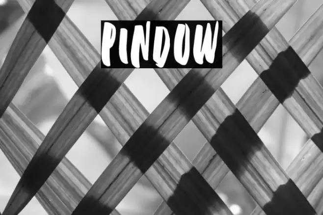 PINDOW Font examples