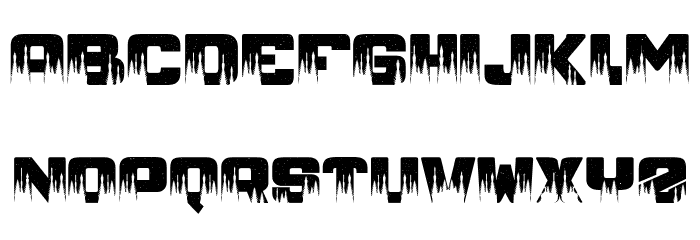 PINE JUNGLE NIGHT Regular Font LOWERCASE