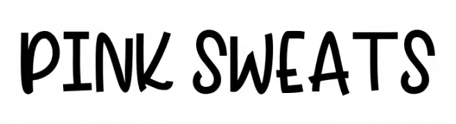 PINK SWEATS  Frei Schriftart Herunterladen