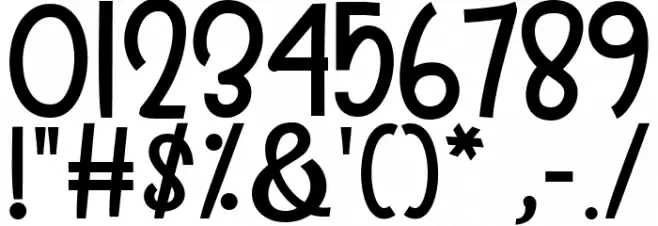 PINK SWEATS Font OTHER CHARS