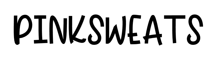 PINKSWEATS  les polices de caractères gratuit tlcharger