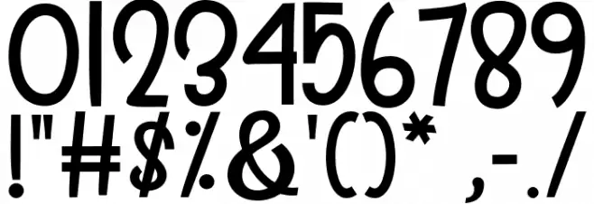 PINKSWEATS Font OTHER CHARS