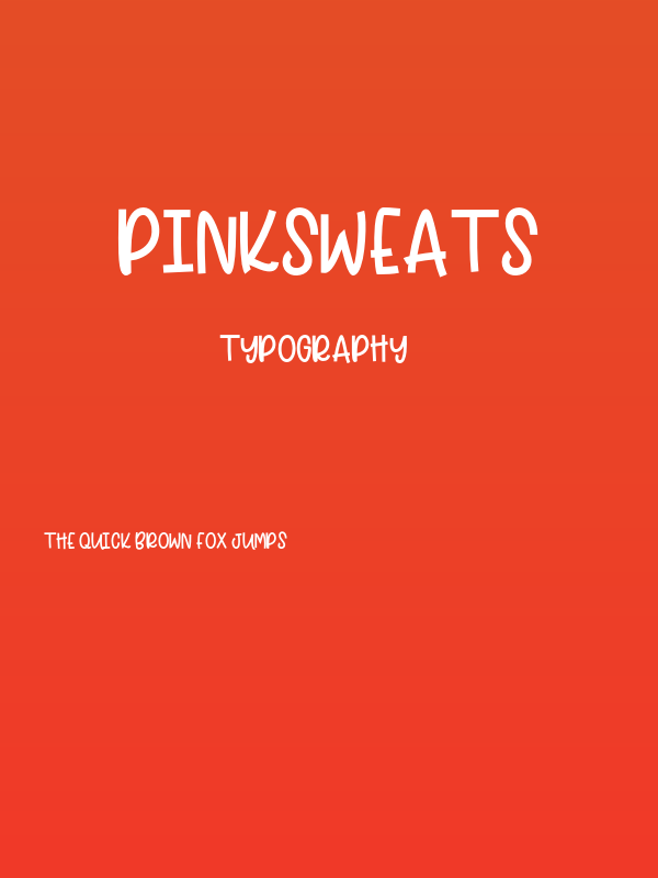 PINKSWEATS Poster