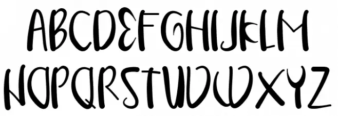 PINKY LOVE Schriftart Groß