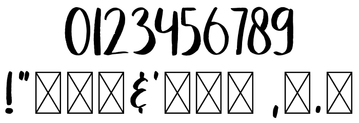 PINKYTALKRegular Font OTHER CHARS