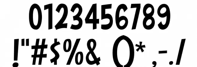 PINTANINA Font OTHER CHARS