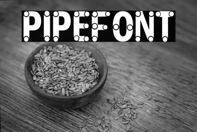 PIPEFONT Font examples