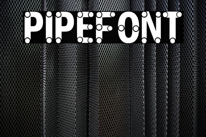 PIPEFONT Example 3