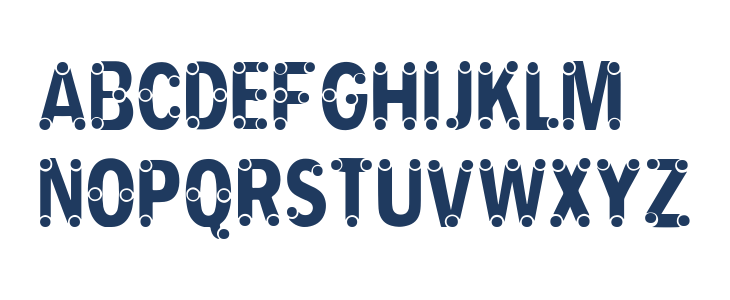 PIPEFONT Lowercase