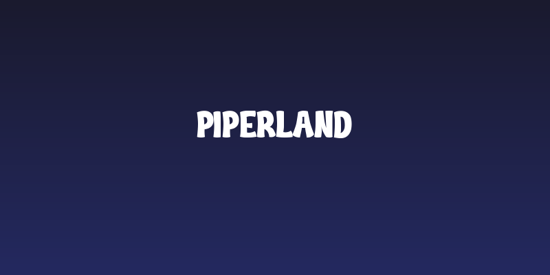 PIPERLAND Social Header