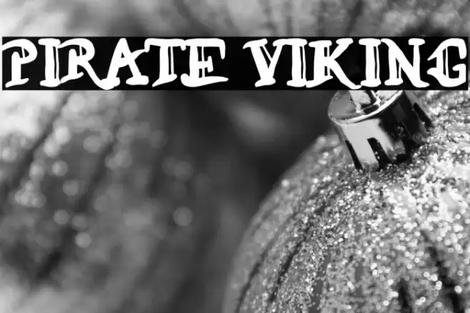 PIRATE VIKING Font examples