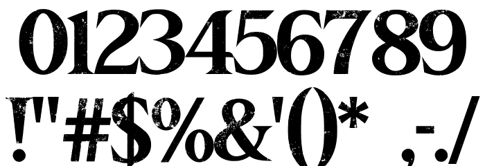 PIRATESCROLL Font OTHER CHARS