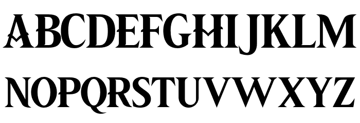 PIRATESCROLL Font LOWERCASE