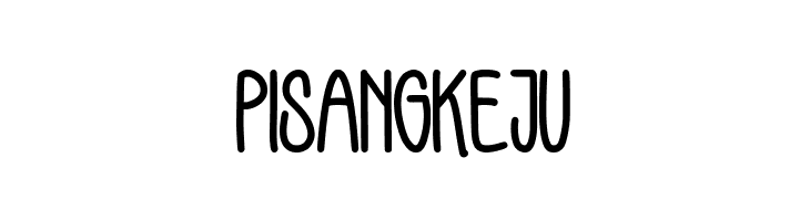 PISANG KEJU  font caratteri gratis