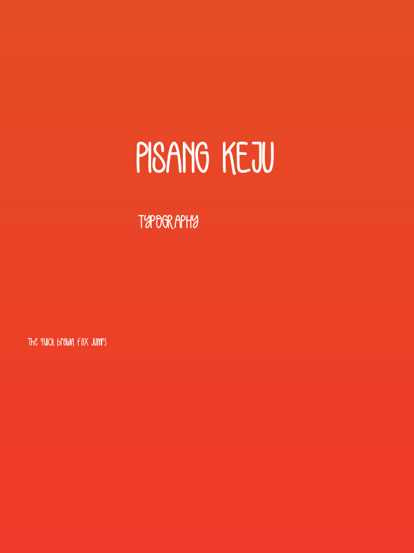 PISANG KEJU Poster