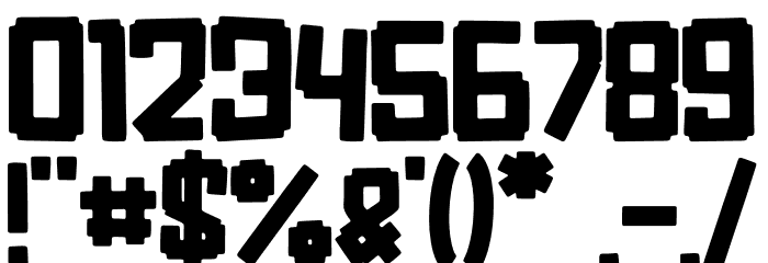 PIXEL CRAFT Font OTHER CHARS
