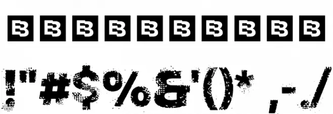 PIXEL CRASH TRIAL Fuentes OTROS CHARS