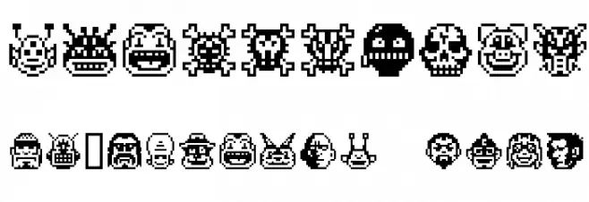 PIXEL FREAKS V1 Font OTHER CHARS
