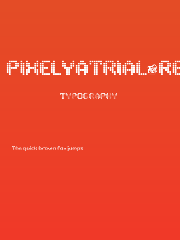 PIXELYATrial-Regular Poster