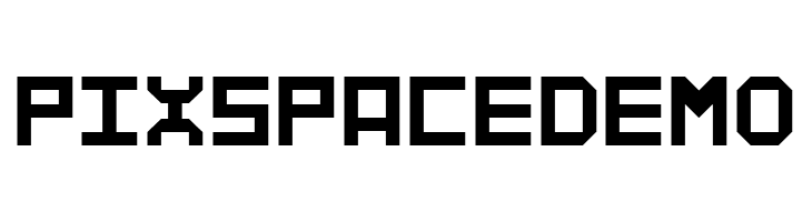 PIXSPACE-DEMO  Fuentes Gratis Descargar