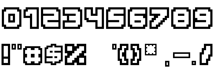 PIX_lite Font OTHER CHARS