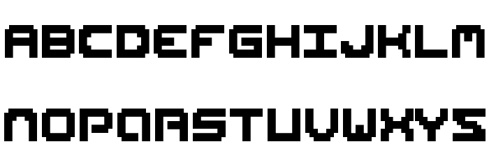 PIX_lite Font LOWERCASE