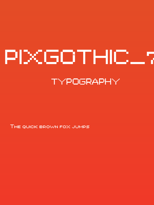 PIXgothic_7 Poster