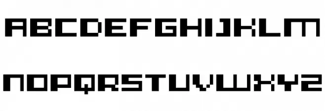 PIXleft_5 Schriftart Groß