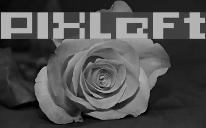 PIXleft_5 Font examples