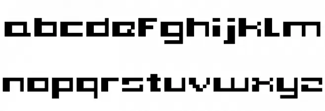 PIXleft_5 字体 小写