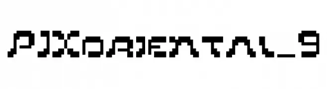PIXoriental_9  Descarca Fonturi Gratis