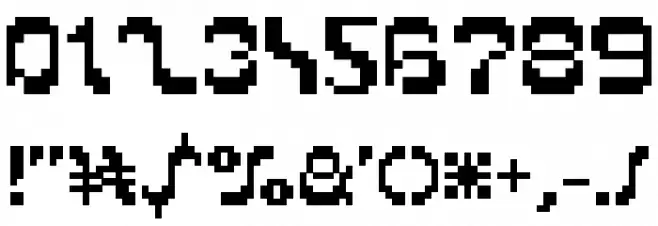 PIXoriental_9 Font OTHER CHARS