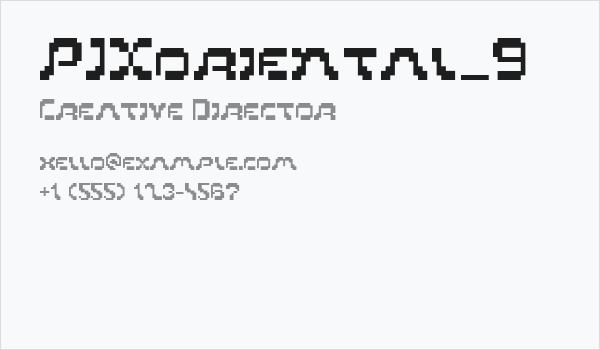 PIXoriental_9 Business Card