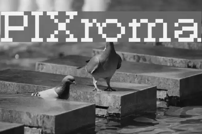 PIXroma_8 Font examples