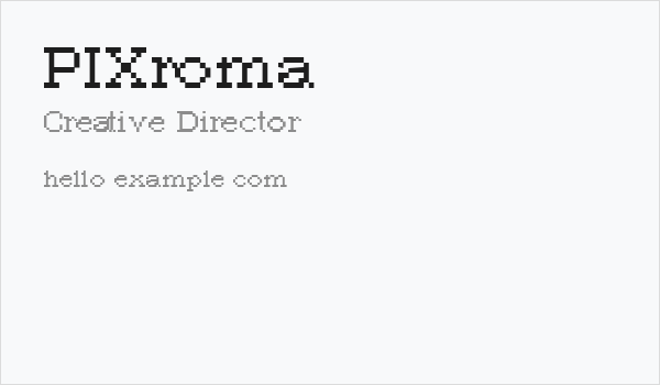 PIXroma_8 Business Card