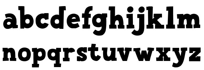 PIZZARIA Font LOWERCASE