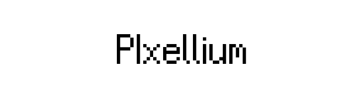 PIxellium  font caratteri gratis