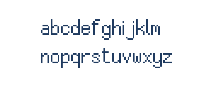 PIxellium Lowercase