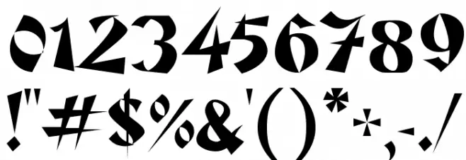 Pi Sheng Font OTHER CHARS