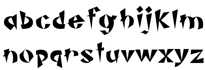 Pi Sheng Font LOWERCASE
